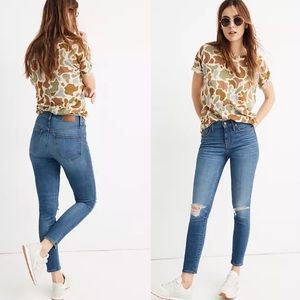 Madewell 9" Mid-Rise Skinny Crop Jeans Delmar Wash
